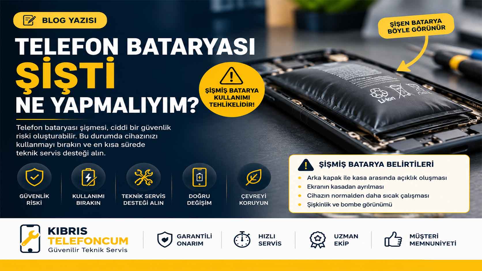 Telefon Bataryası Şişti Ne Yapmalıyım?