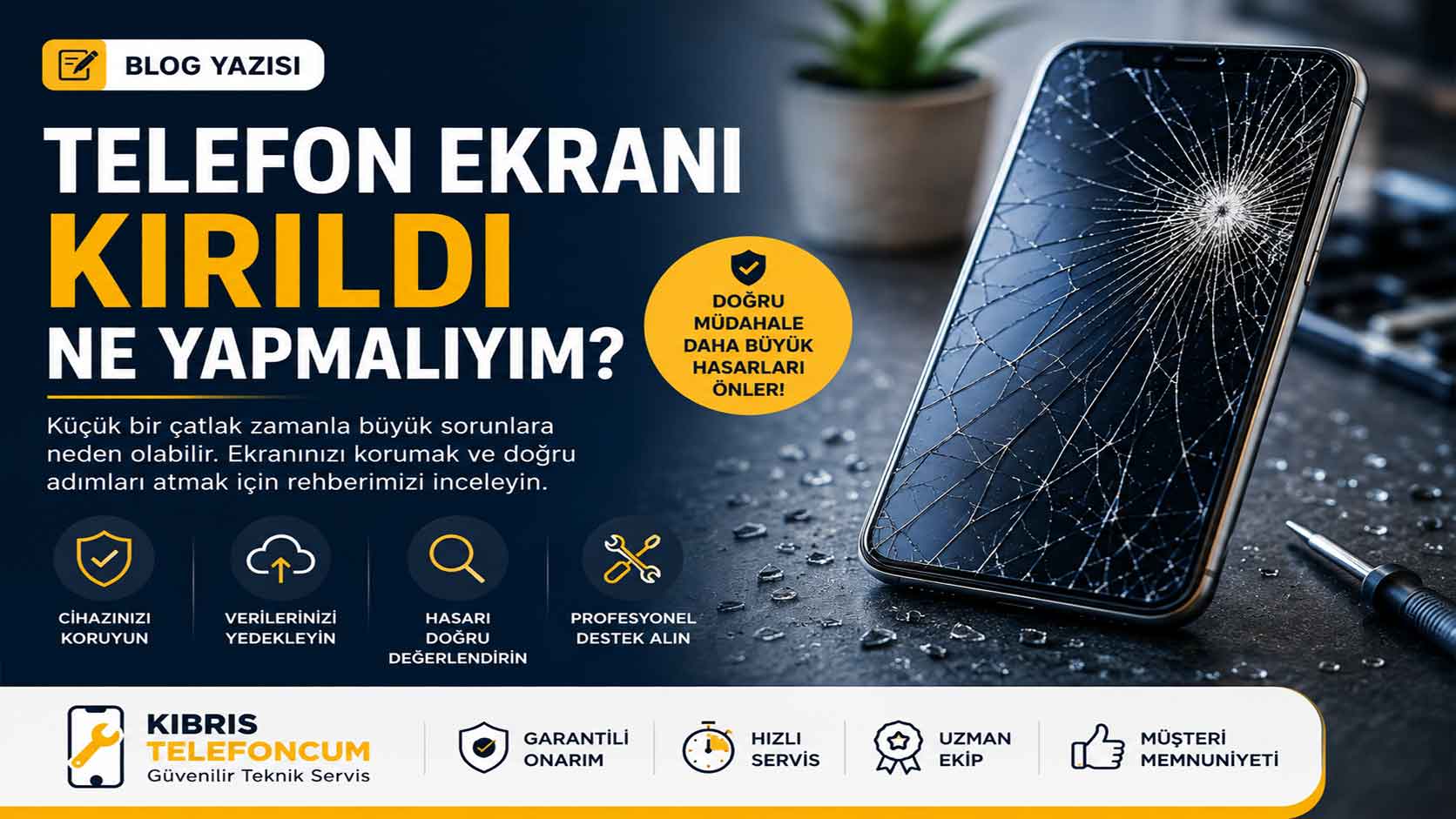 Telefon Ekranı Kırıldı